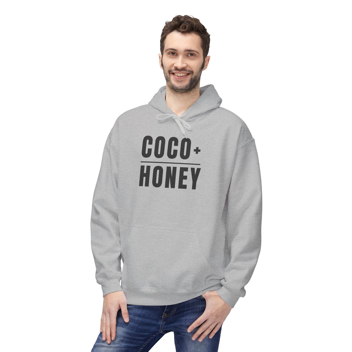 COCO + HONEY Signature Hoodie | Everyday It Girl Graphic Hoodie-Black