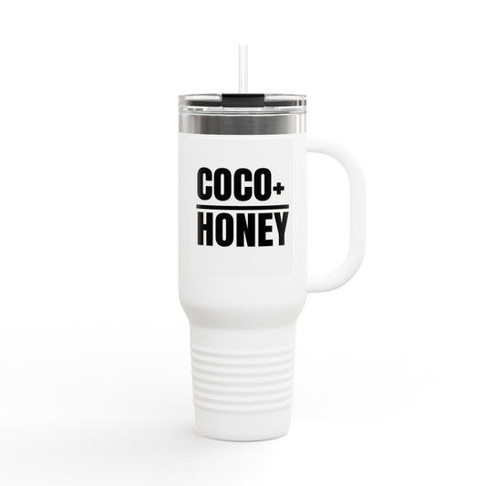 Coco Honey Insulated Travel Mug — 40oz Stainless Tumbler