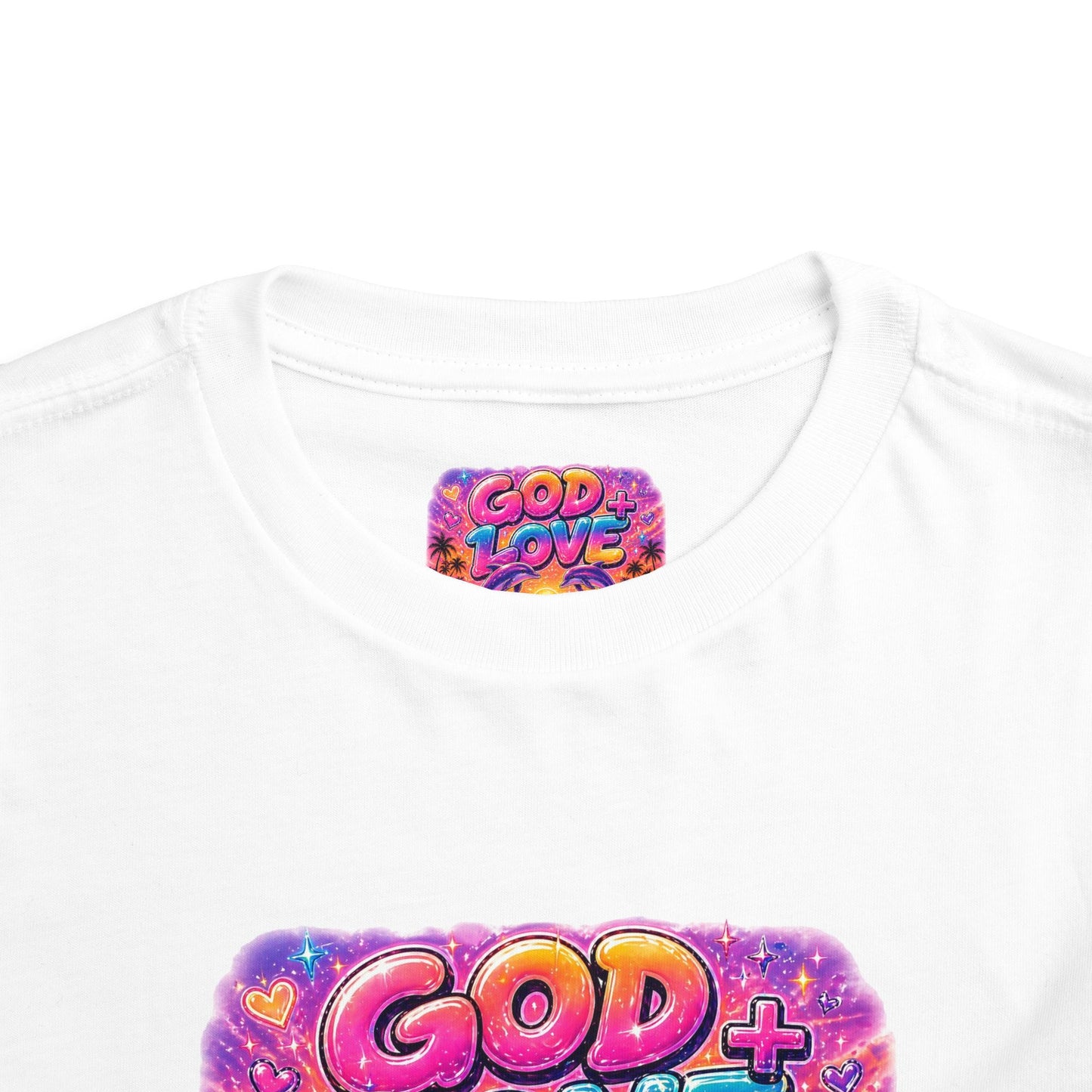 God + Love Toddler Tee | Bright, Fun & Full of Love