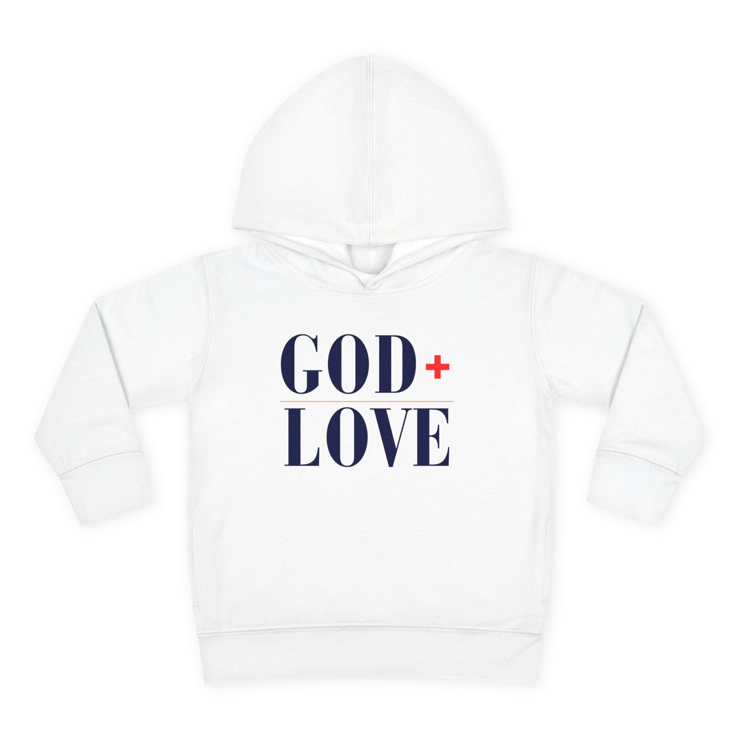 USA God Bless Love Statement Hoodie – Toddler