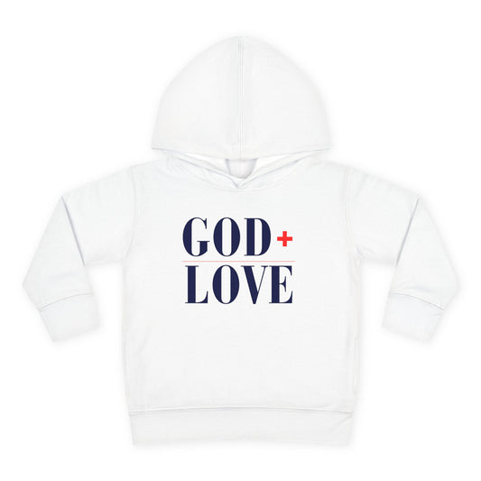 USA God Bless Love Statement Hoodie – Toddler