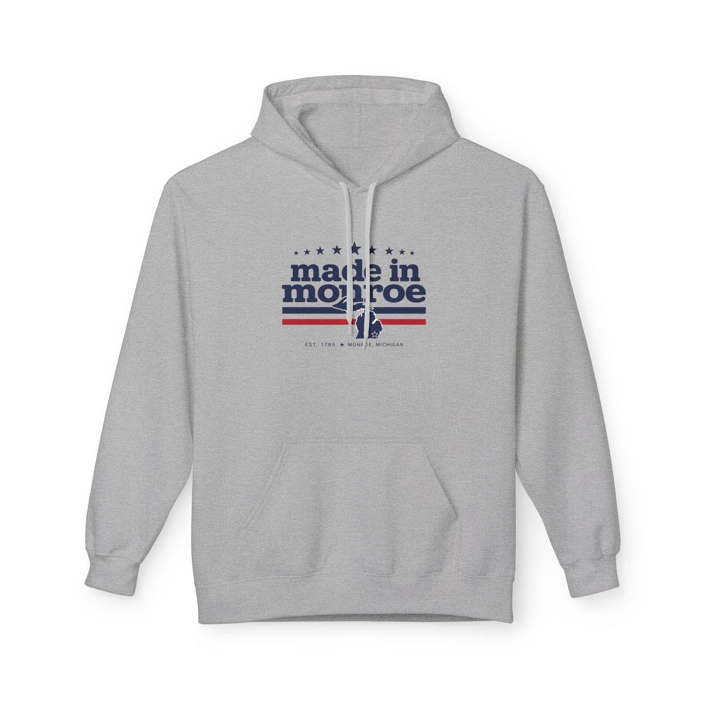 Made in Monroe Vintage Hometown Hoodie- Adult