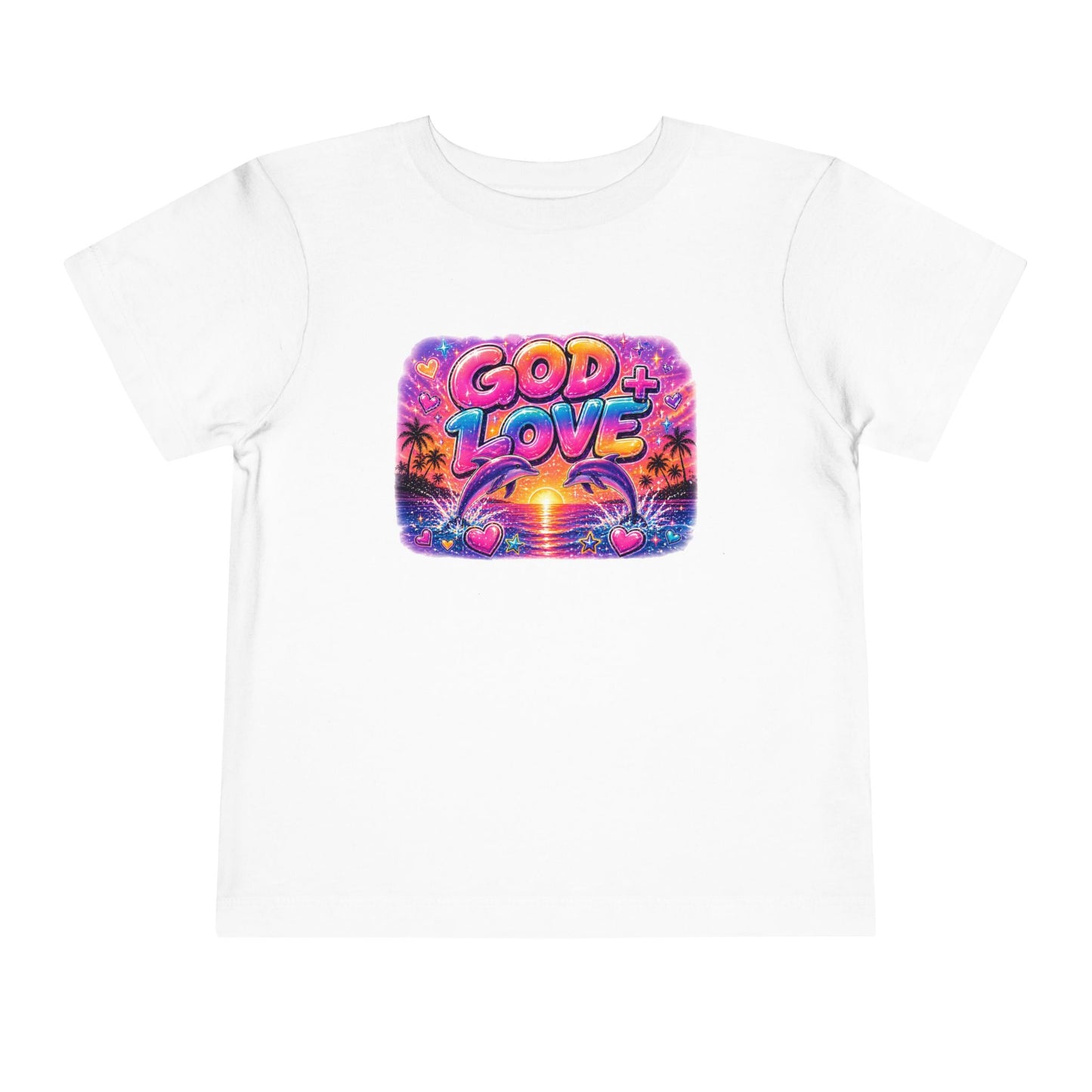 God + Love Toddler Tee | Bright, Fun & Full of Love