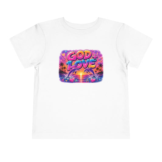 God + Love Toddler Tee | Bright, Fun & Full of Love