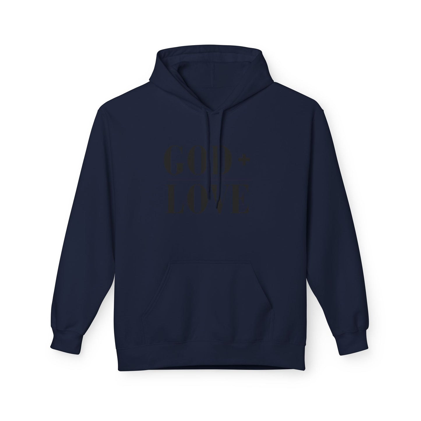 God + Love Statement Fleece Hoodie