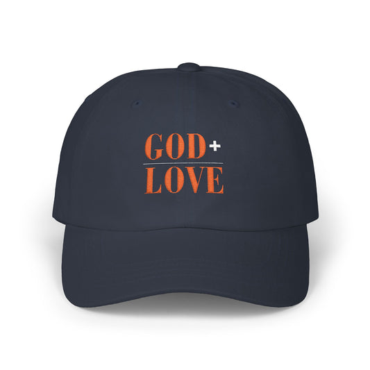 USA God Bless Love Statement Dad Cap