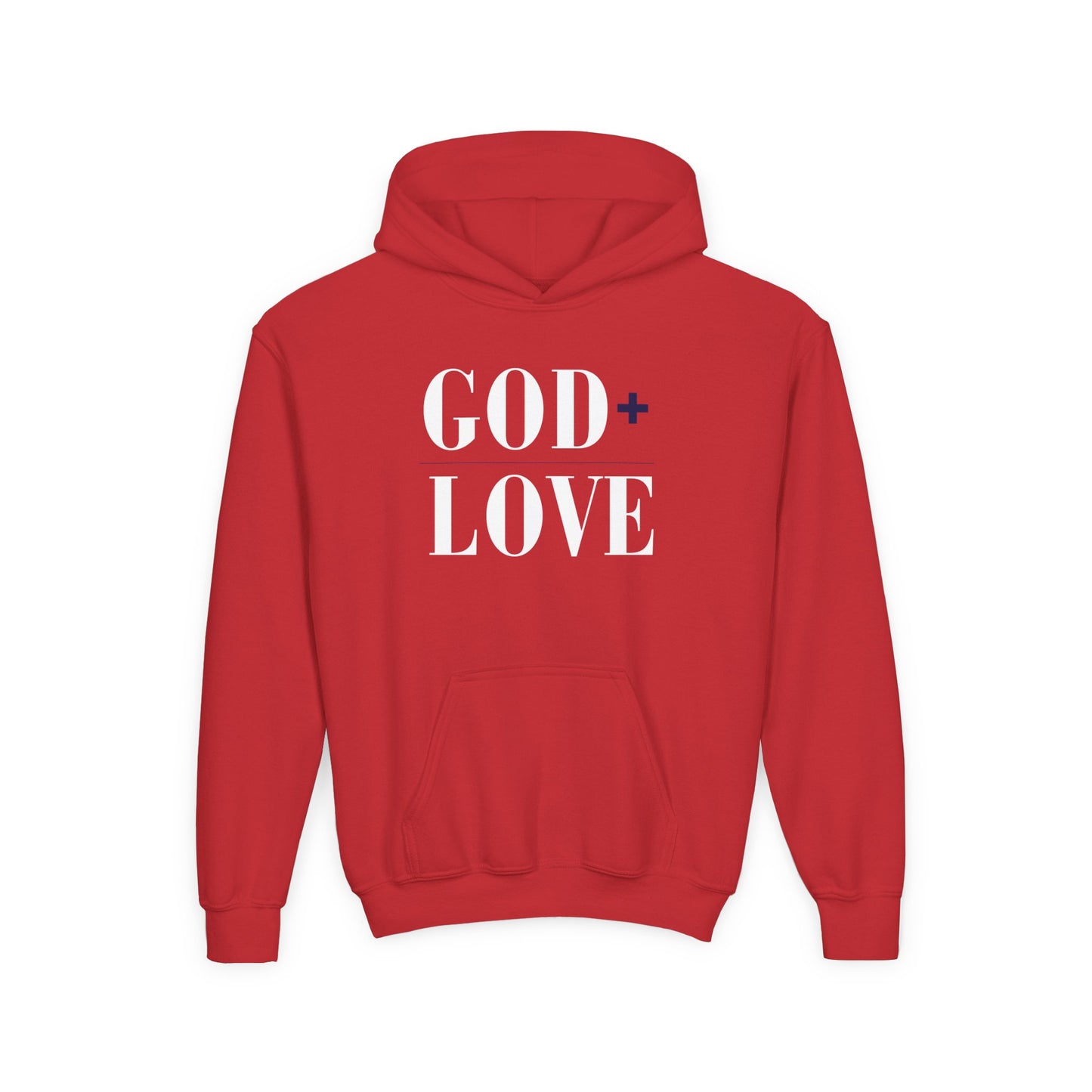 USA God Bless Love Statement Hoodie – YOUTH