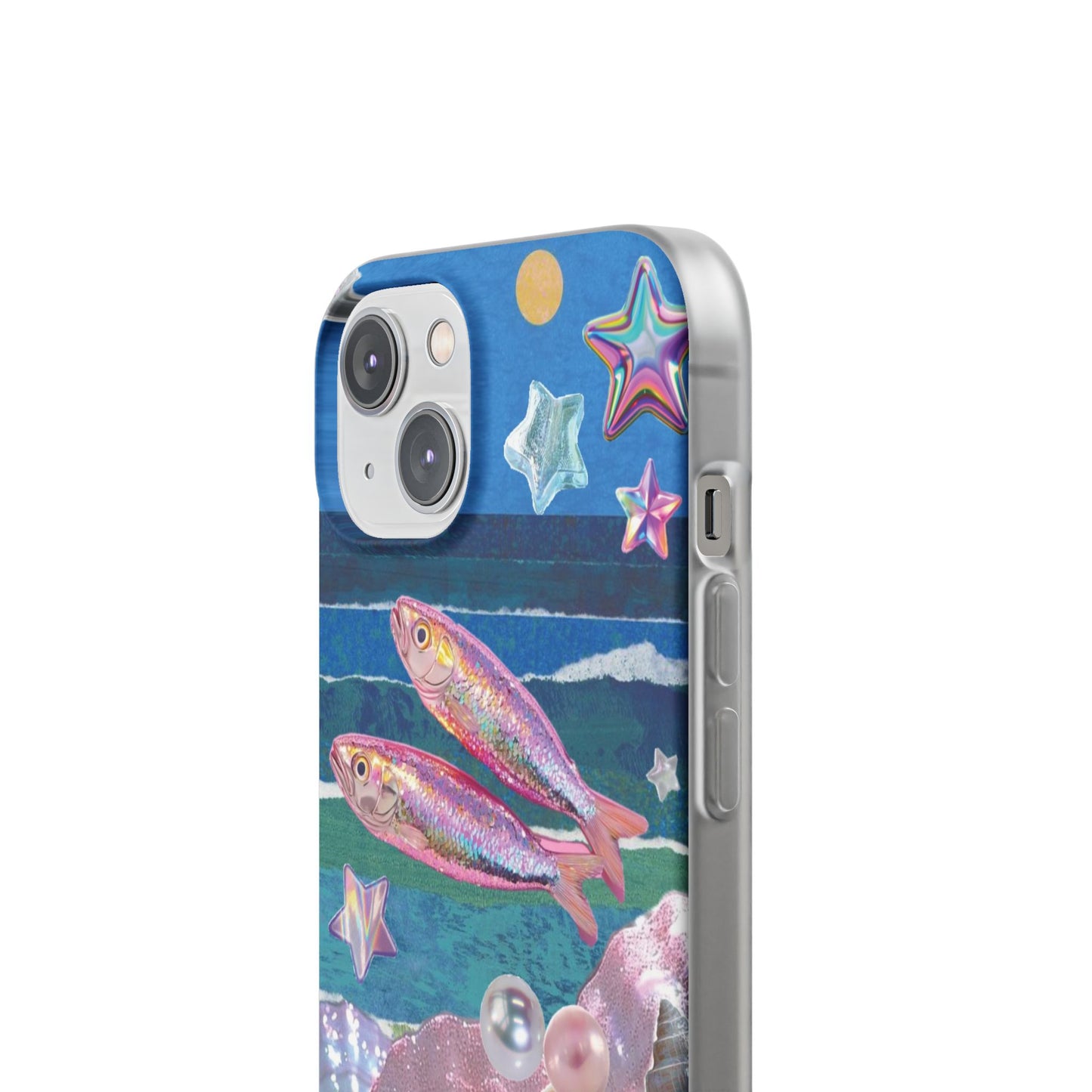 Iridescent Seashell Phone Case | Mermaidcore Ocean Aesthetic Case