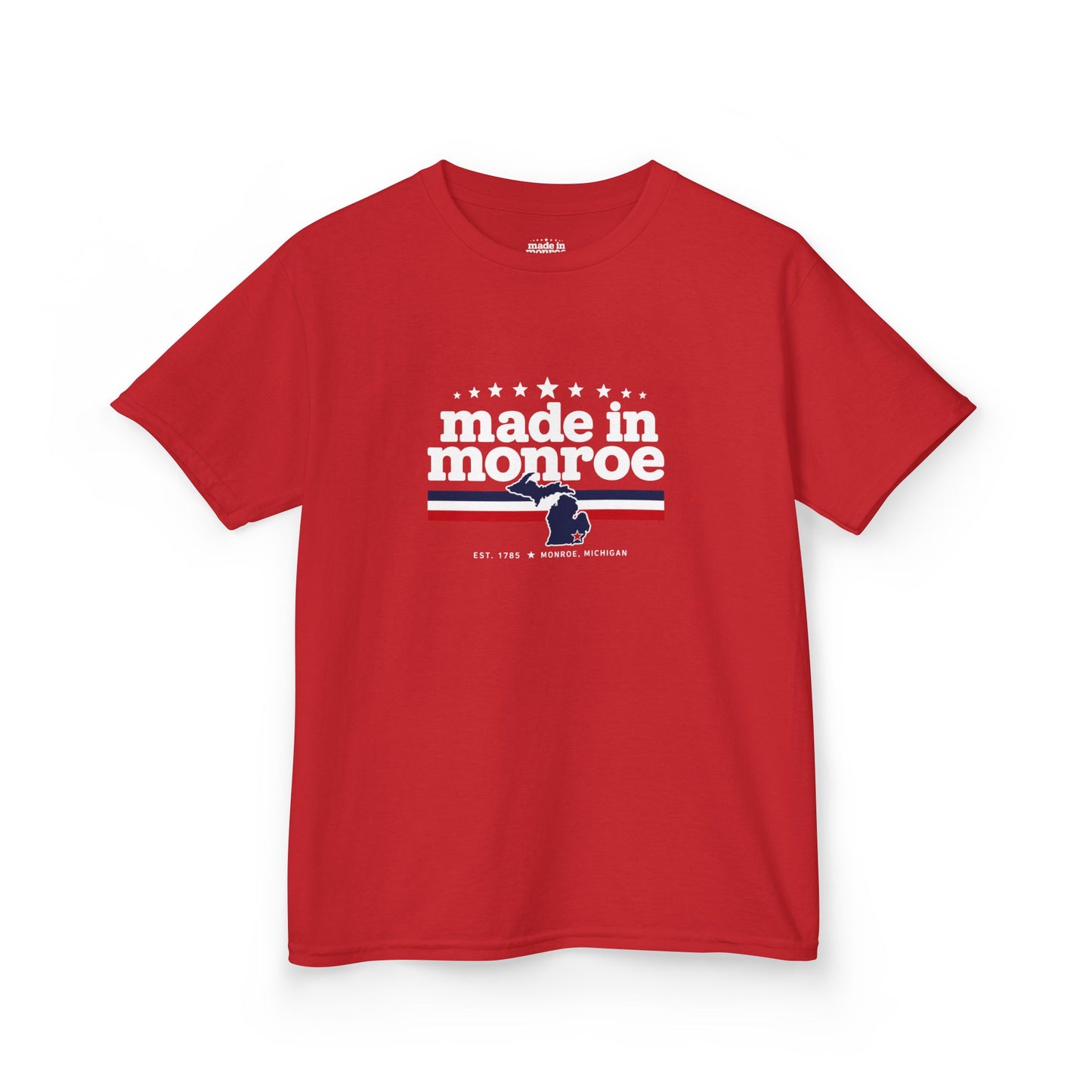 Made in Monroe Vintage Hometown Graphic T-Shirt- YOUTH