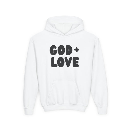 God + Love “Beautiful By Design" Youth Hoodie | Bold, Kind & Confident