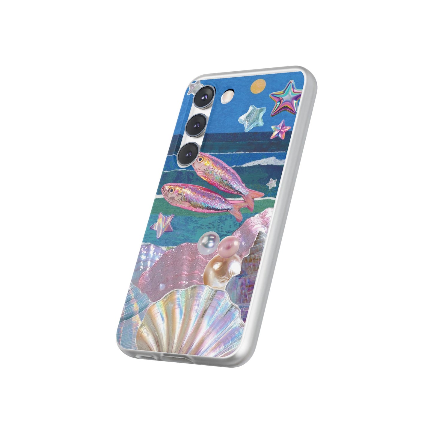 Iridescent Seashell Phone Case | Mermaidcore Ocean Aesthetic Case