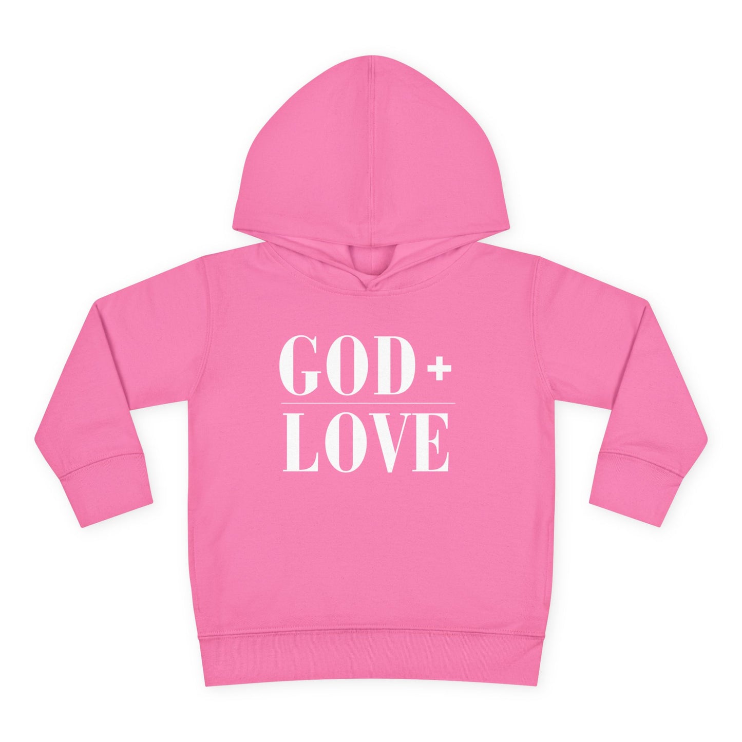 God + Love Statement Hoodie – Toddler