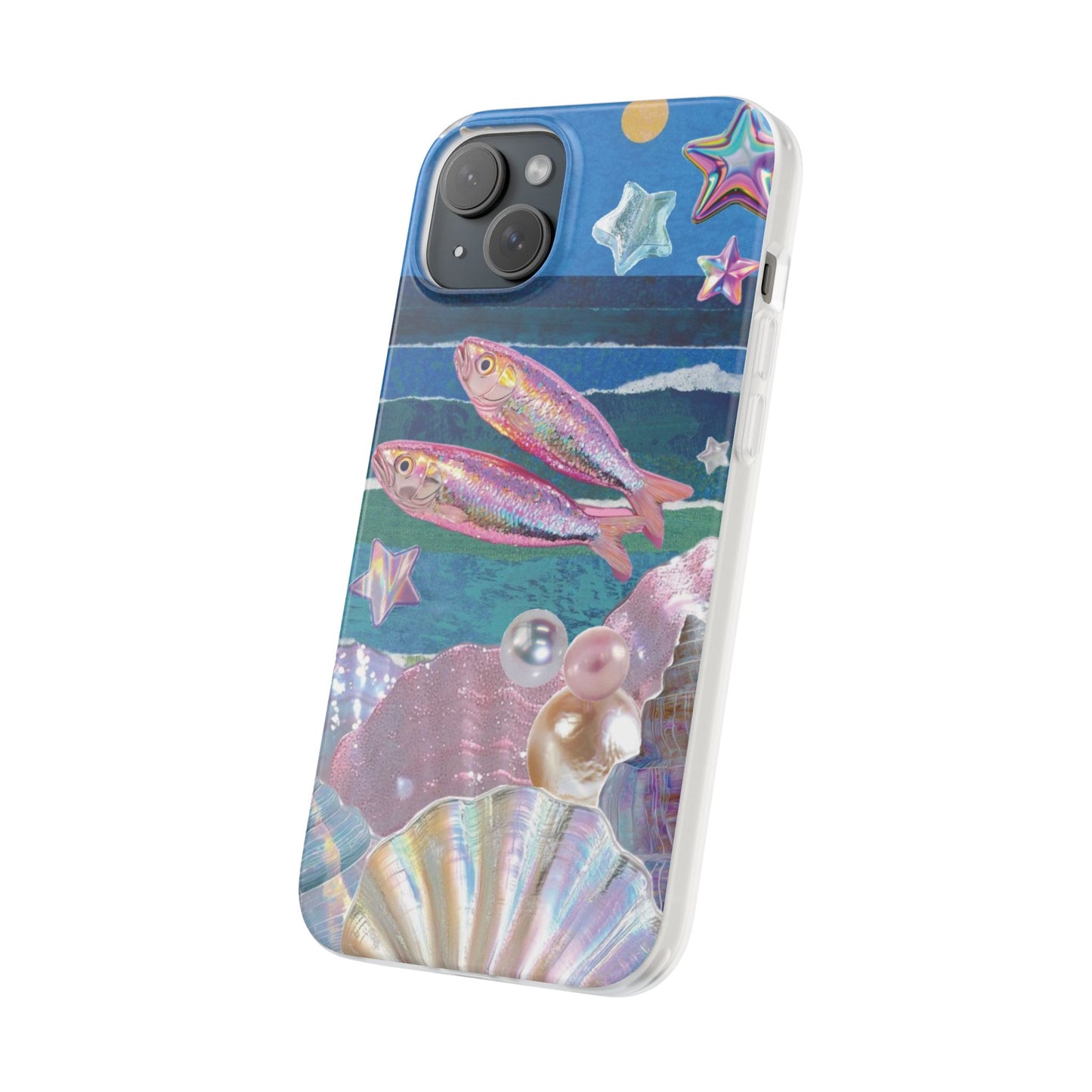 Iridescent Seashell Phone Case | Mermaidcore Ocean Aesthetic Case