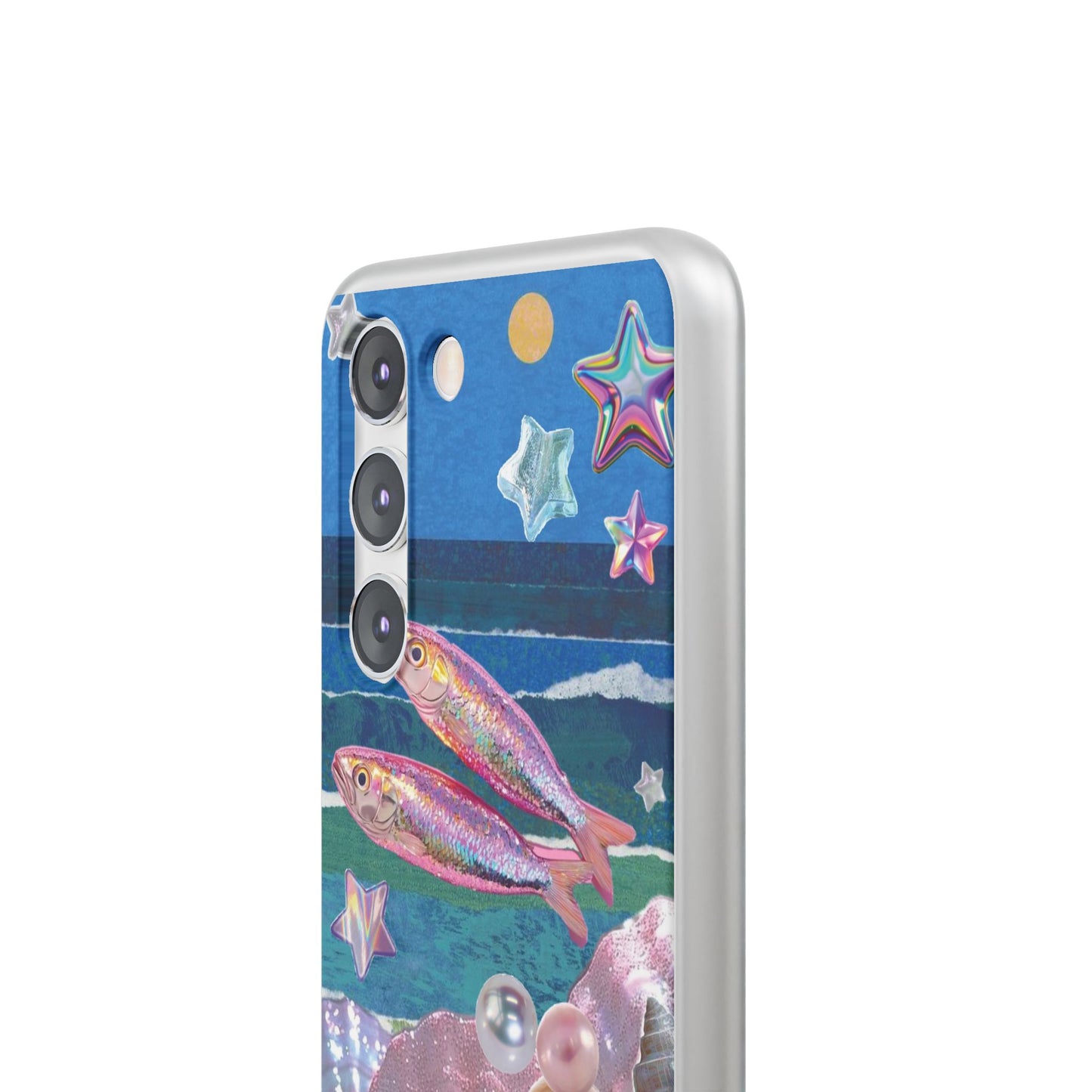 Iridescent Seashell Phone Case | Mermaidcore Ocean Aesthetic Case