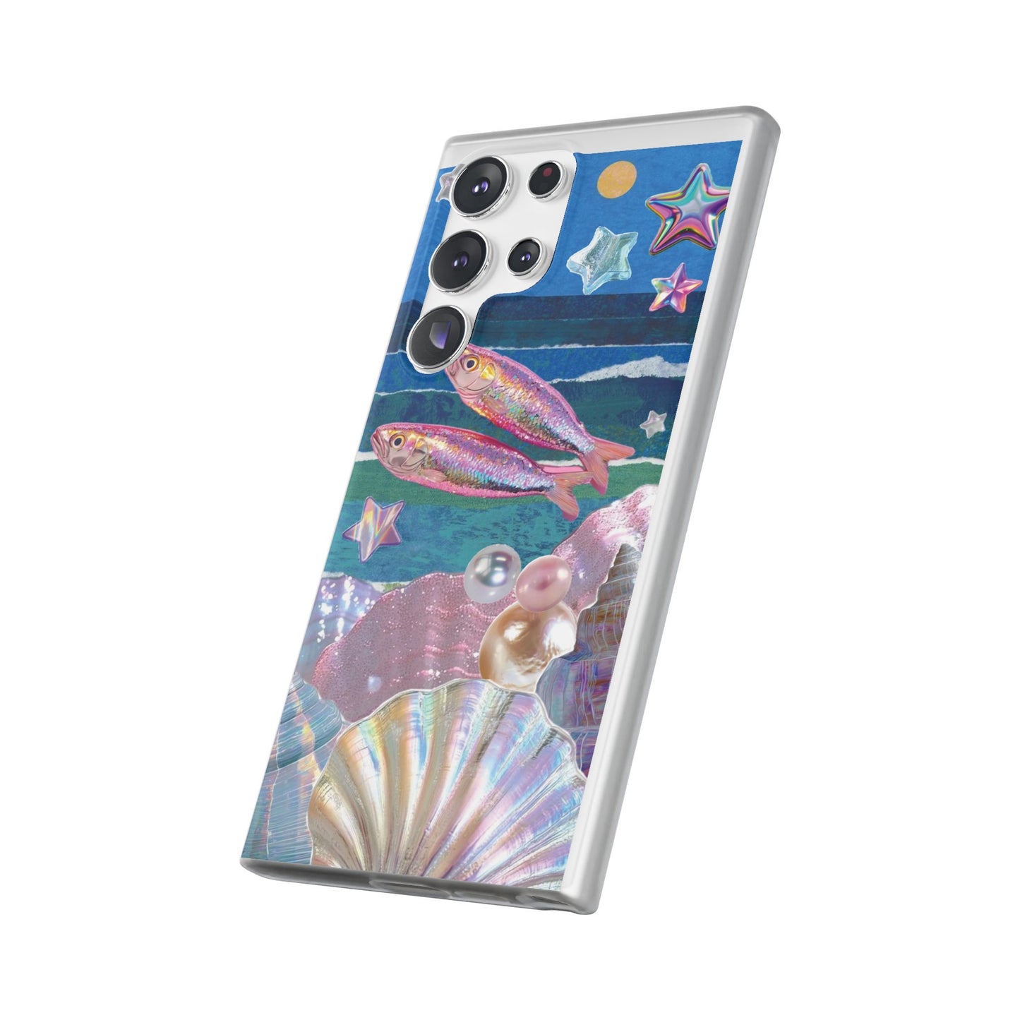 Iridescent Seashell Phone Case | Mermaidcore Ocean Aesthetic Case