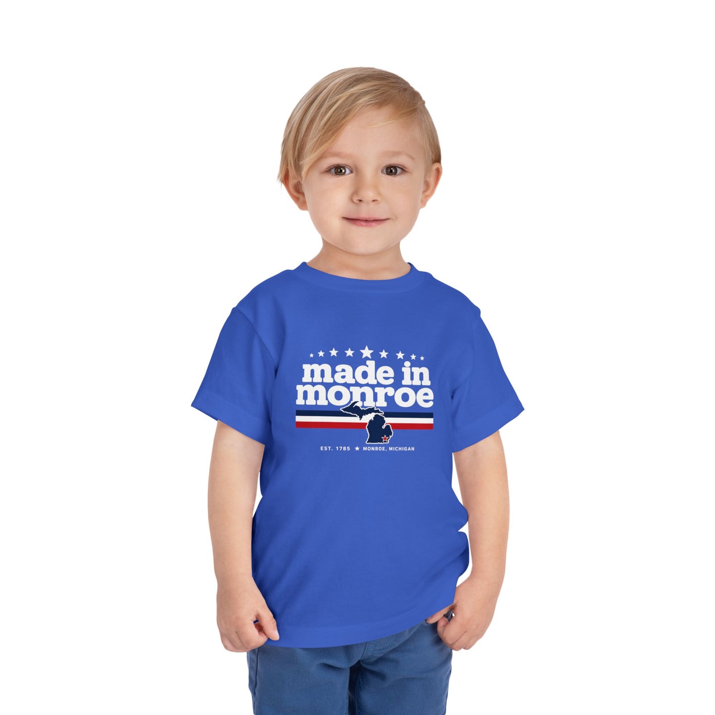 Made in Monroe Vintage Hometown Graphic T-Shirt- TODDLER