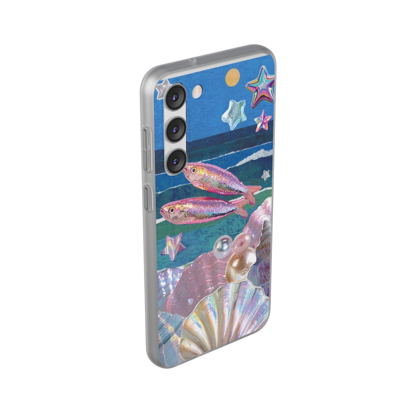 Iridescent Seashell Phone Case | Mermaidcore Ocean Aesthetic Case