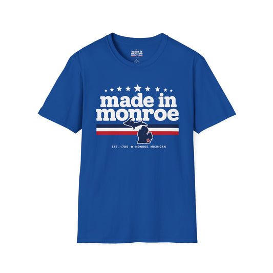 Made in Monroe Vintage Hometown Graphic T-Shirt- ADULT