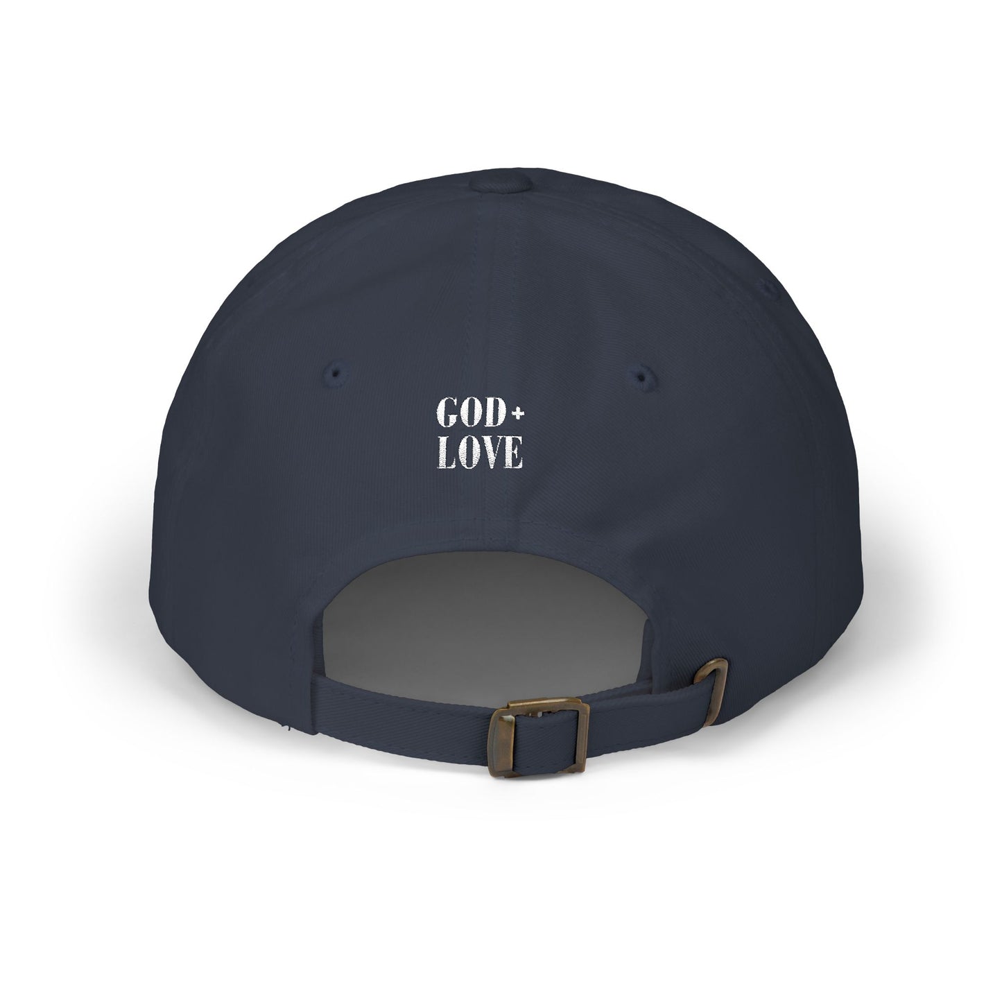 God + Love Statement Hat | Faith-Based Adjustable Dad Cap