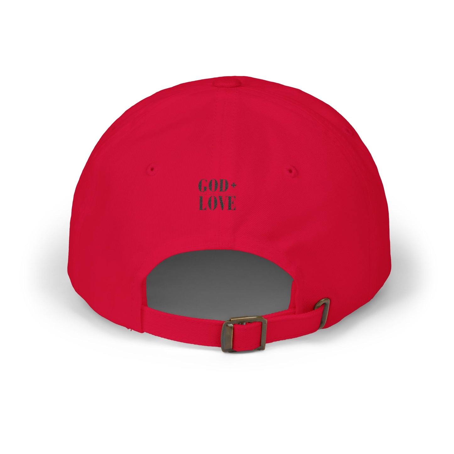 God + Love Statement Hat | Faith-Based Adjustable Dad Cap