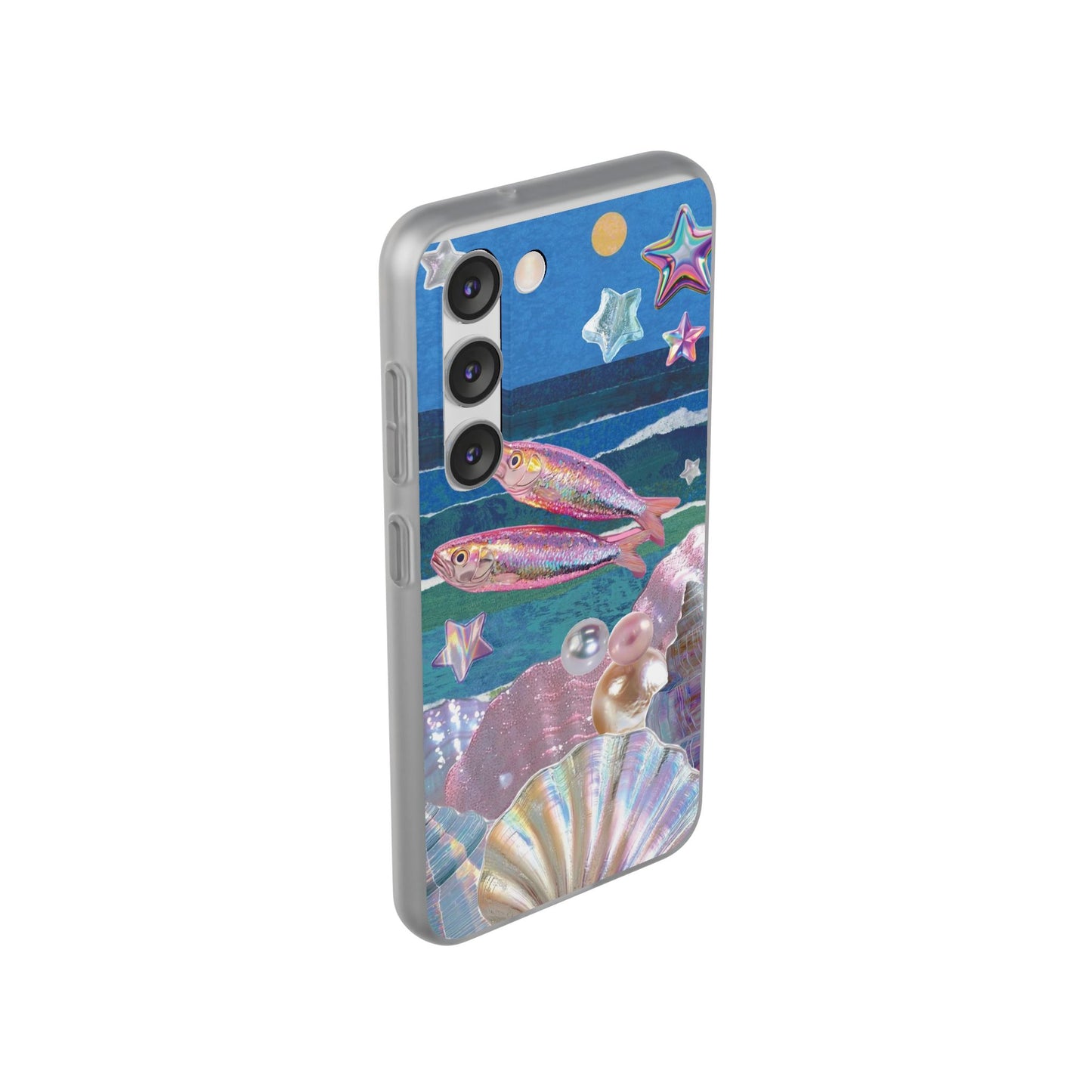Iridescent Seashell Phone Case | Mermaidcore Ocean Aesthetic Case