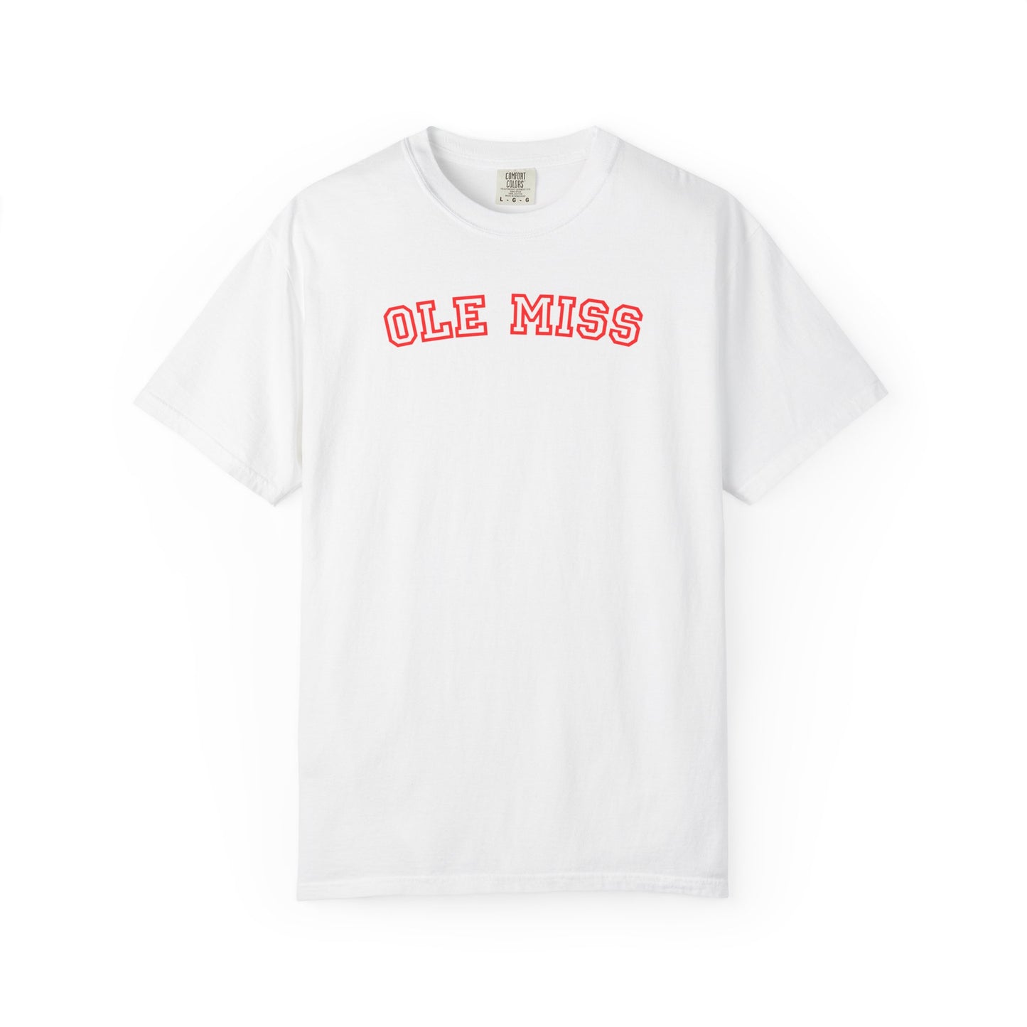 Ole Miss Varsity Graphic Tee | Retro College Style Shirt | Trendy Game Day Tee | Southern Football Aesthetic Shirt