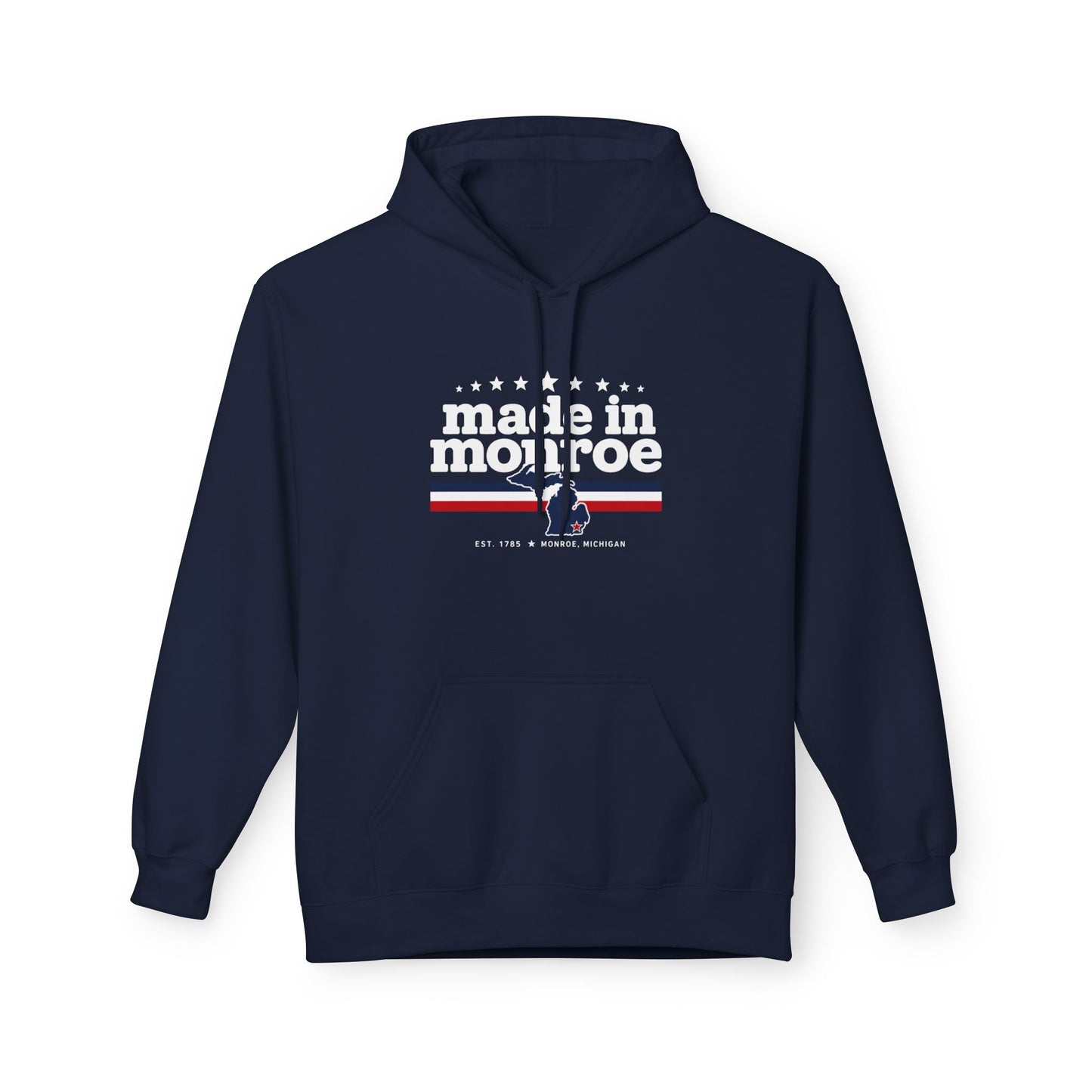 Made in Monroe Vintage Hometown Hoodie- Adult
