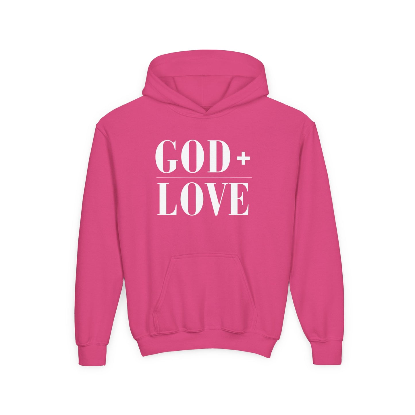 God + Love Statement Hoodie – Youth