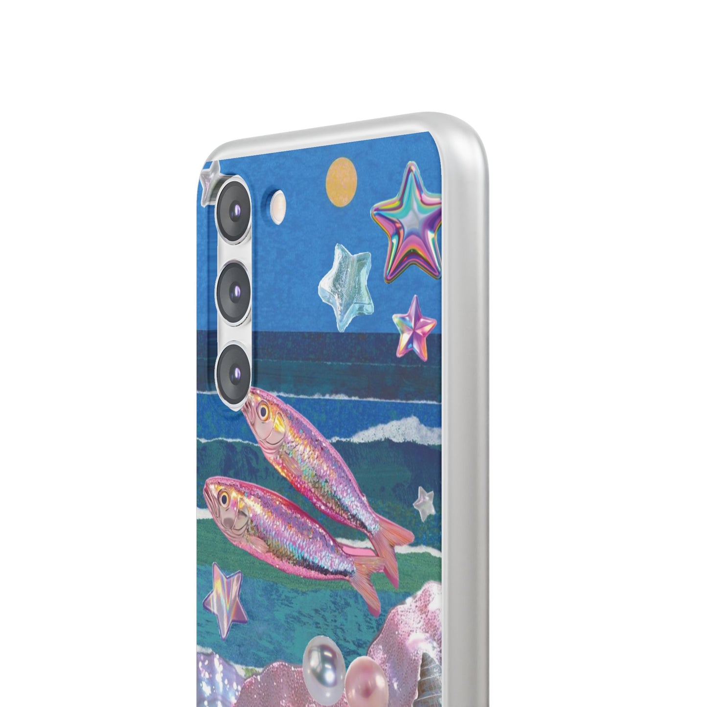 Iridescent Seashell Phone Case | Mermaidcore Ocean Aesthetic Case