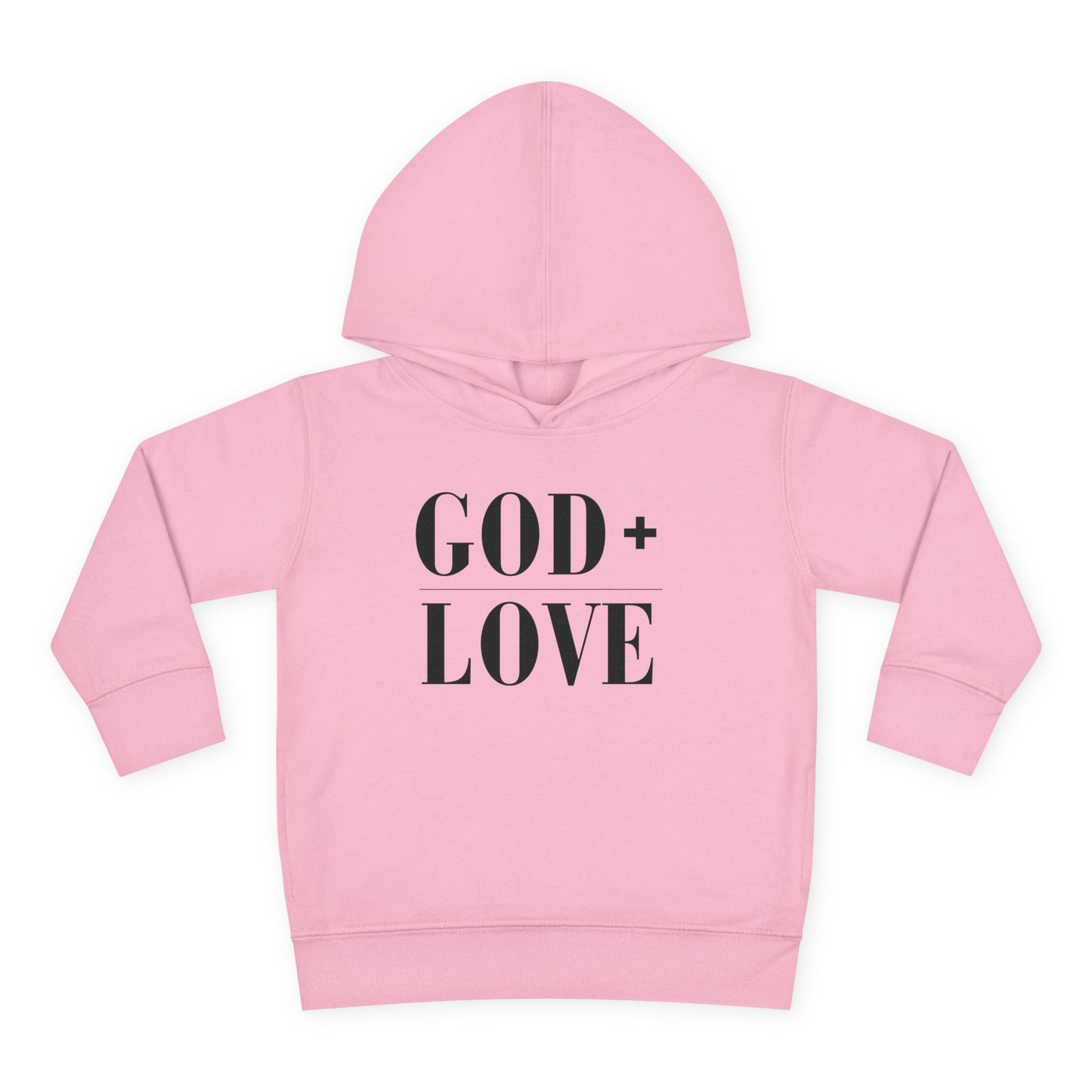 God + Love Statement Hoodie – Toddler