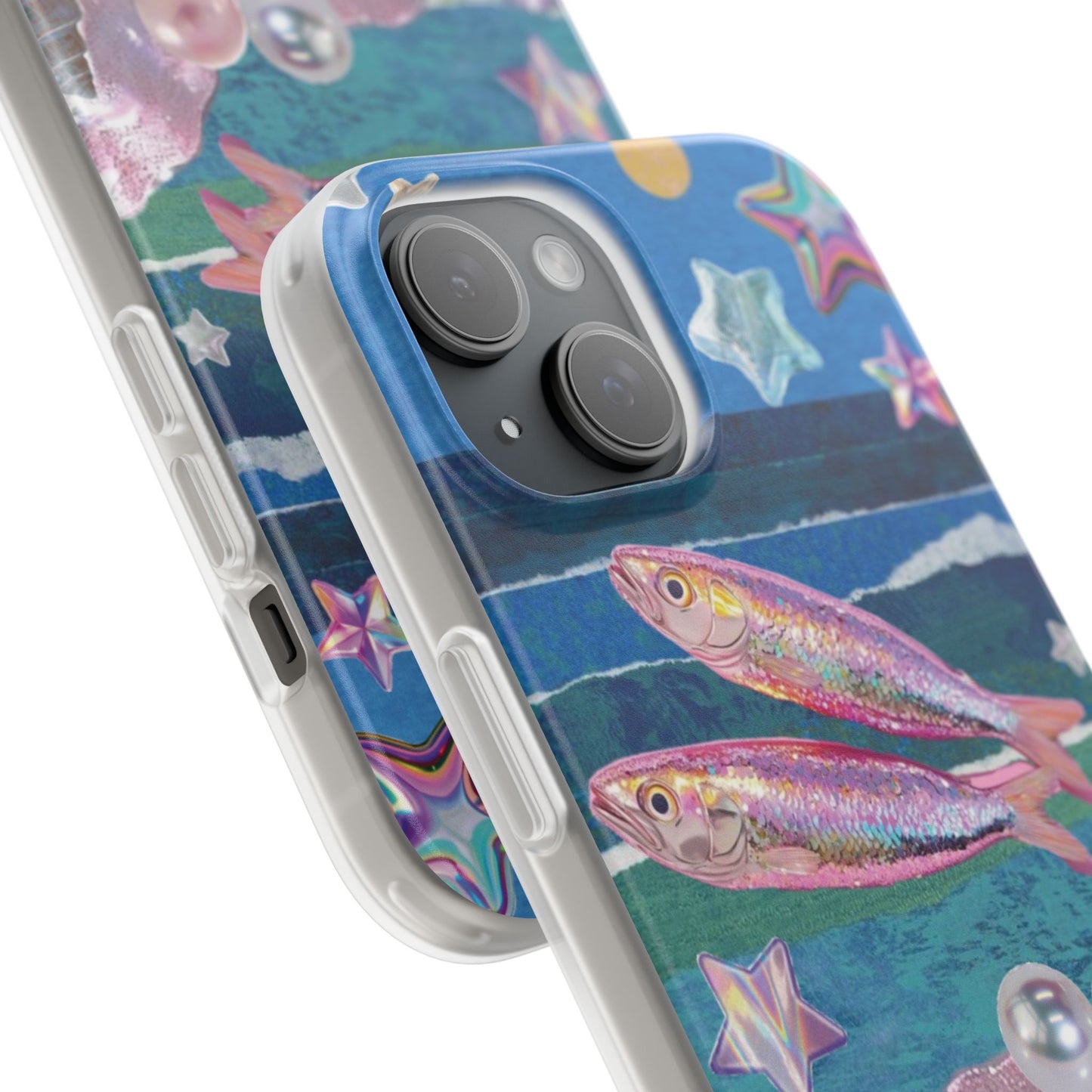Iridescent Seashell Phone Case | Mermaidcore Ocean Aesthetic Case