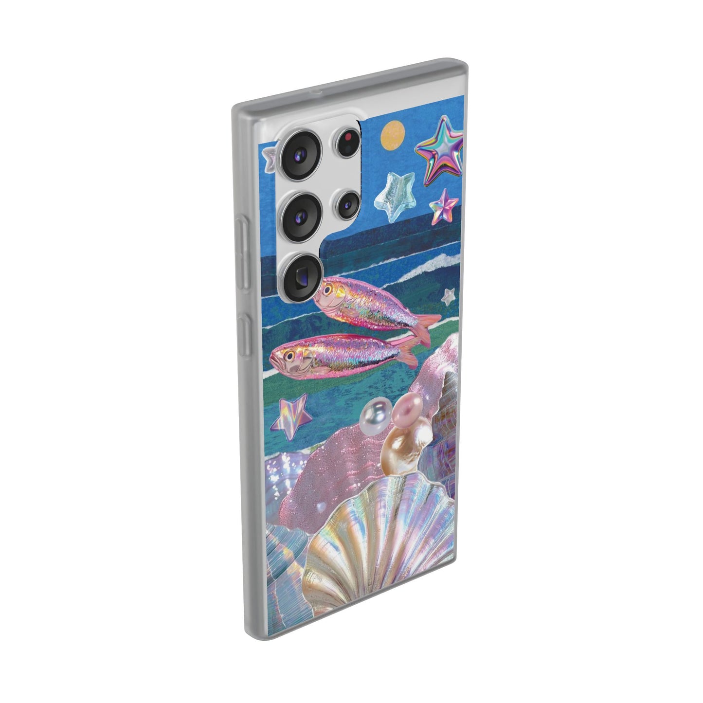 Iridescent Seashell Phone Case | Mermaidcore Ocean Aesthetic Case
