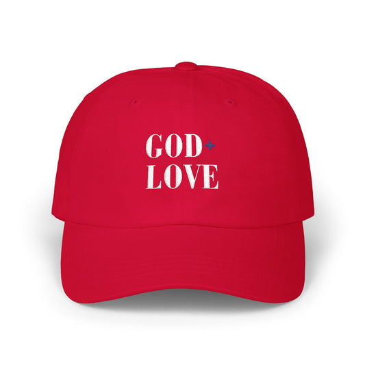 USA God Bless Love Statement Dad Cap