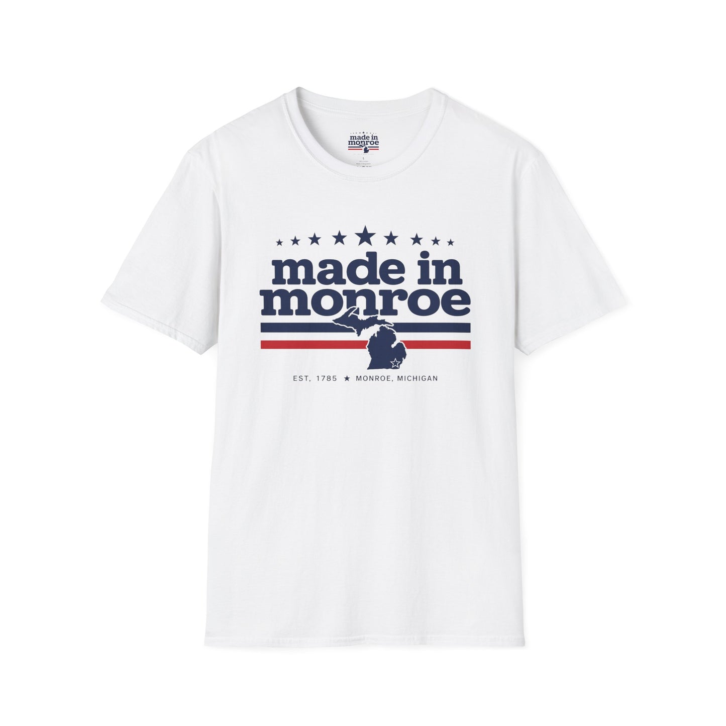 Made in Monroe Vintage Hometown Graphic T-Shirt- ADULT