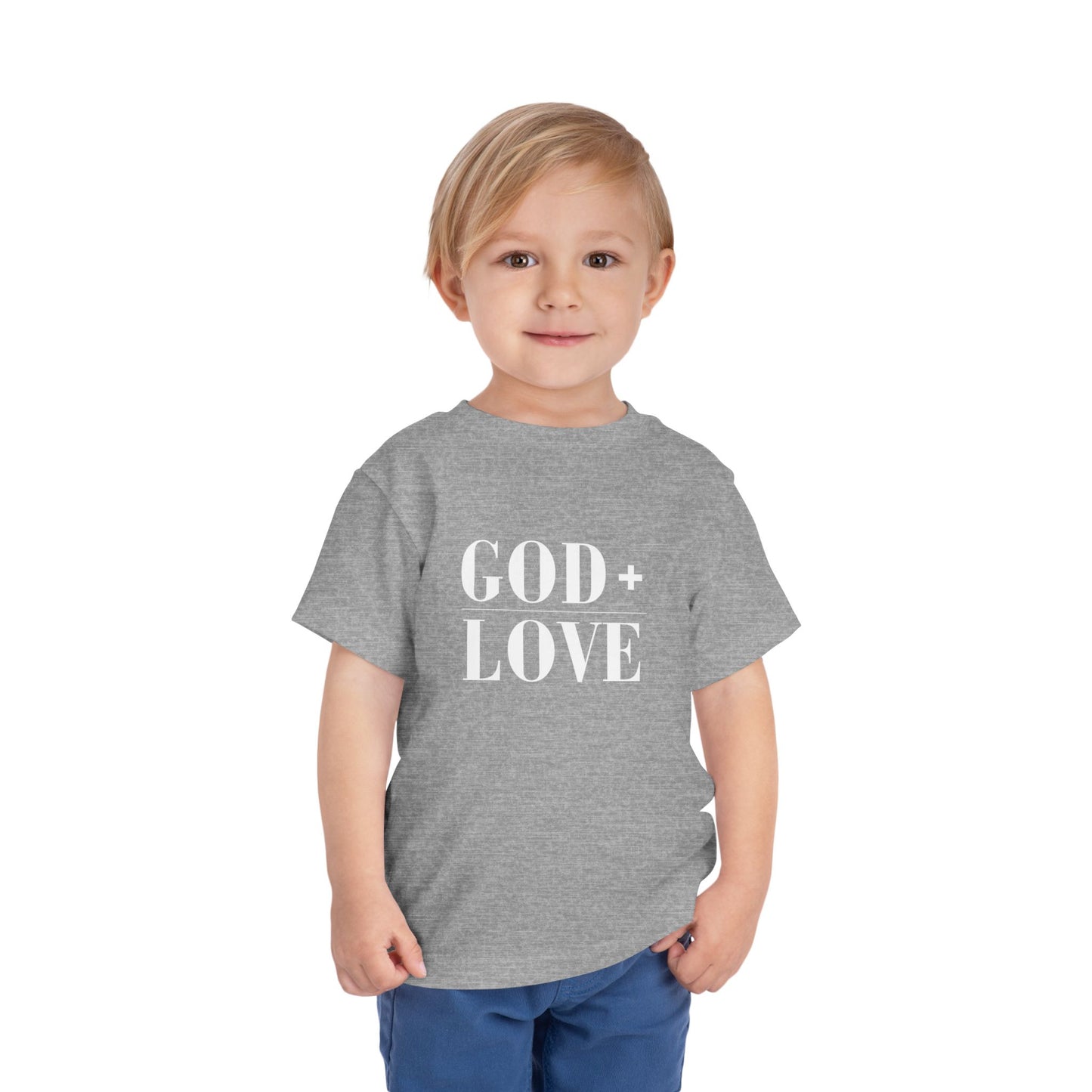 God + Love Statement Tee – Toddler