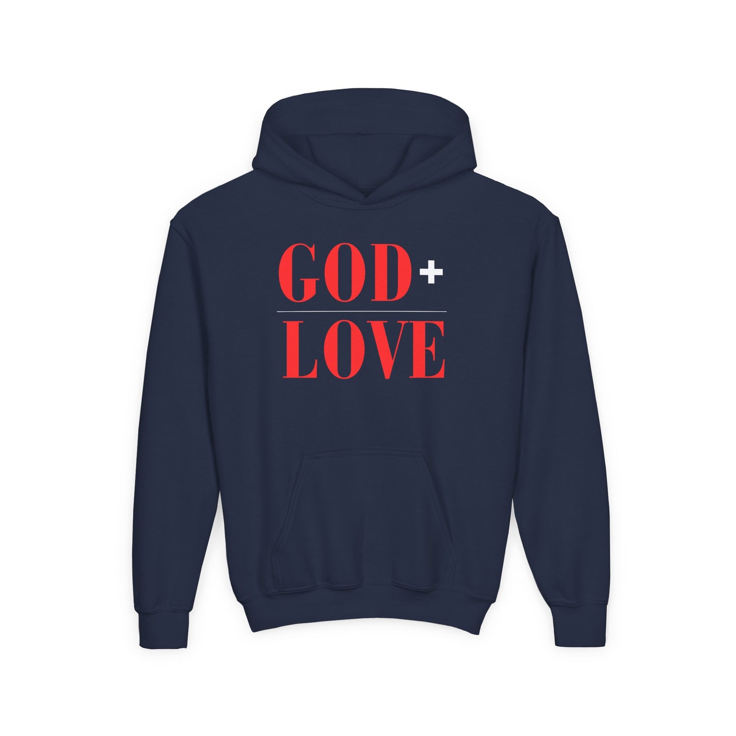 USA God Bless Love Statement Hoodie – YOUTH