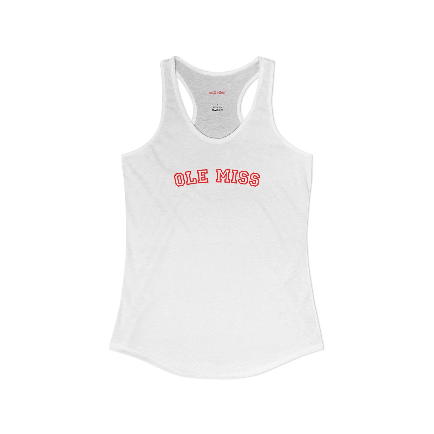 Ole Miss Varsity Graphic Tank | Retro College Style Shirt | Trendy Game Day Tee | Southern Football Aesthetic Shirt