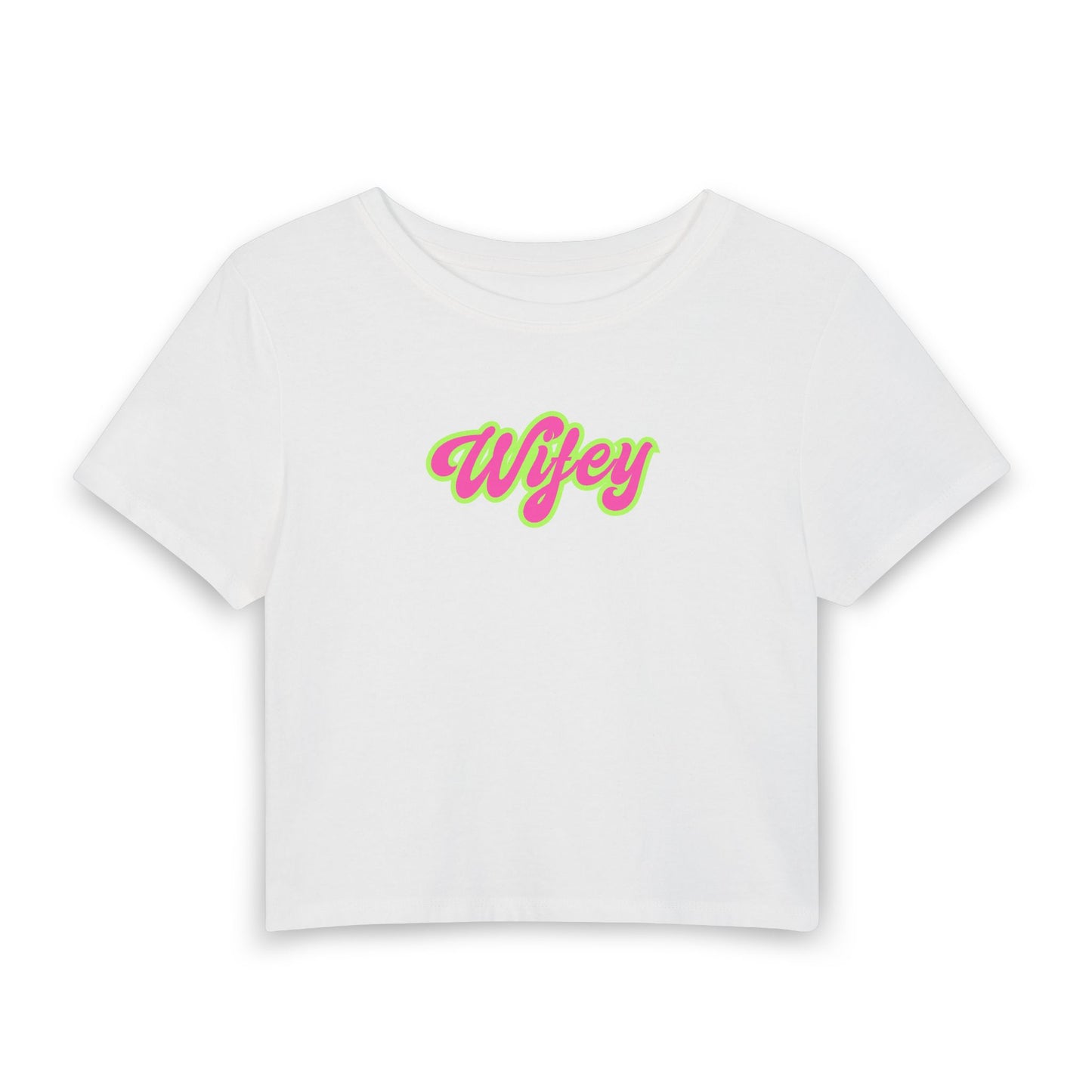 Wifey Baby Tee | Cute Wife Graphic Crop Tee