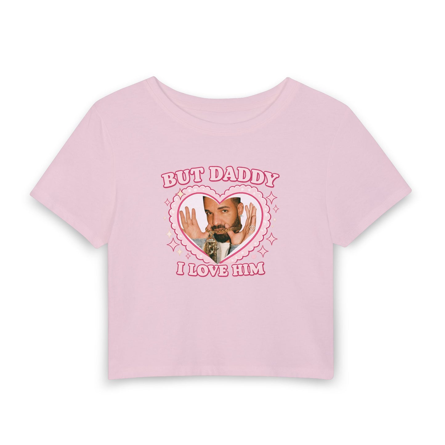 But Daddy, I Love Him Baby Tee | Funny Coquette Graphic Shirt