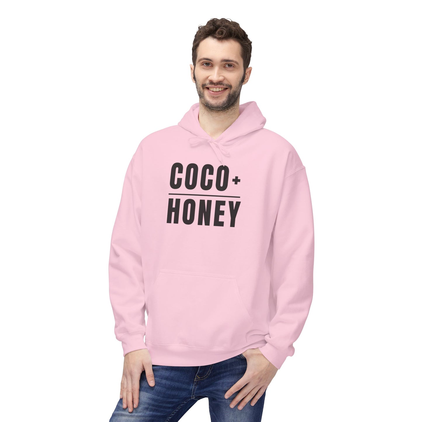COCO + HONEY Signature Hoodie | Everyday It Girl Graphic Hoodie-Black