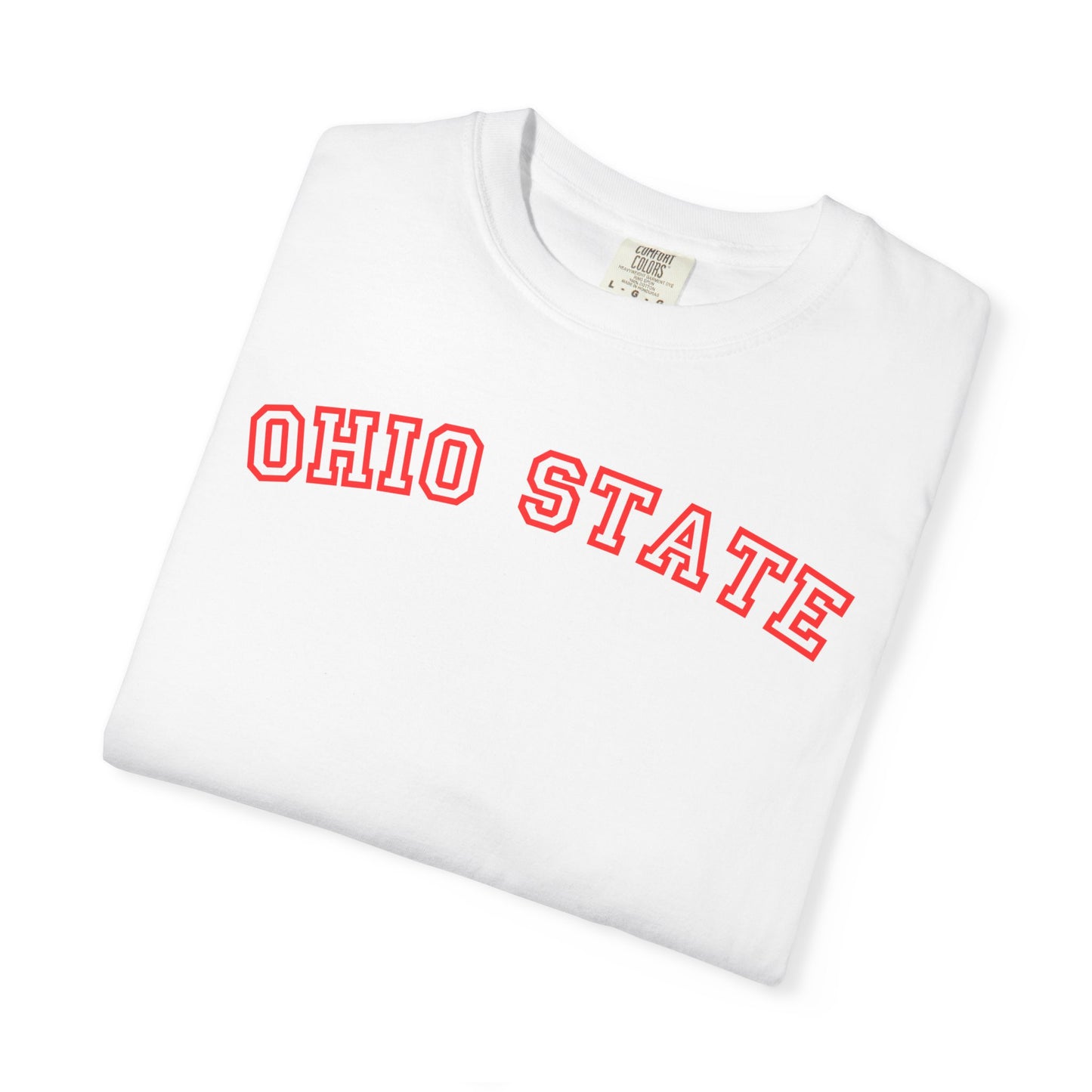 Ohio State Varsity Tee | Retro College Style Shirt | Trendy Game Day Graphic Tee | Ohio Football Aesthetic Shirt