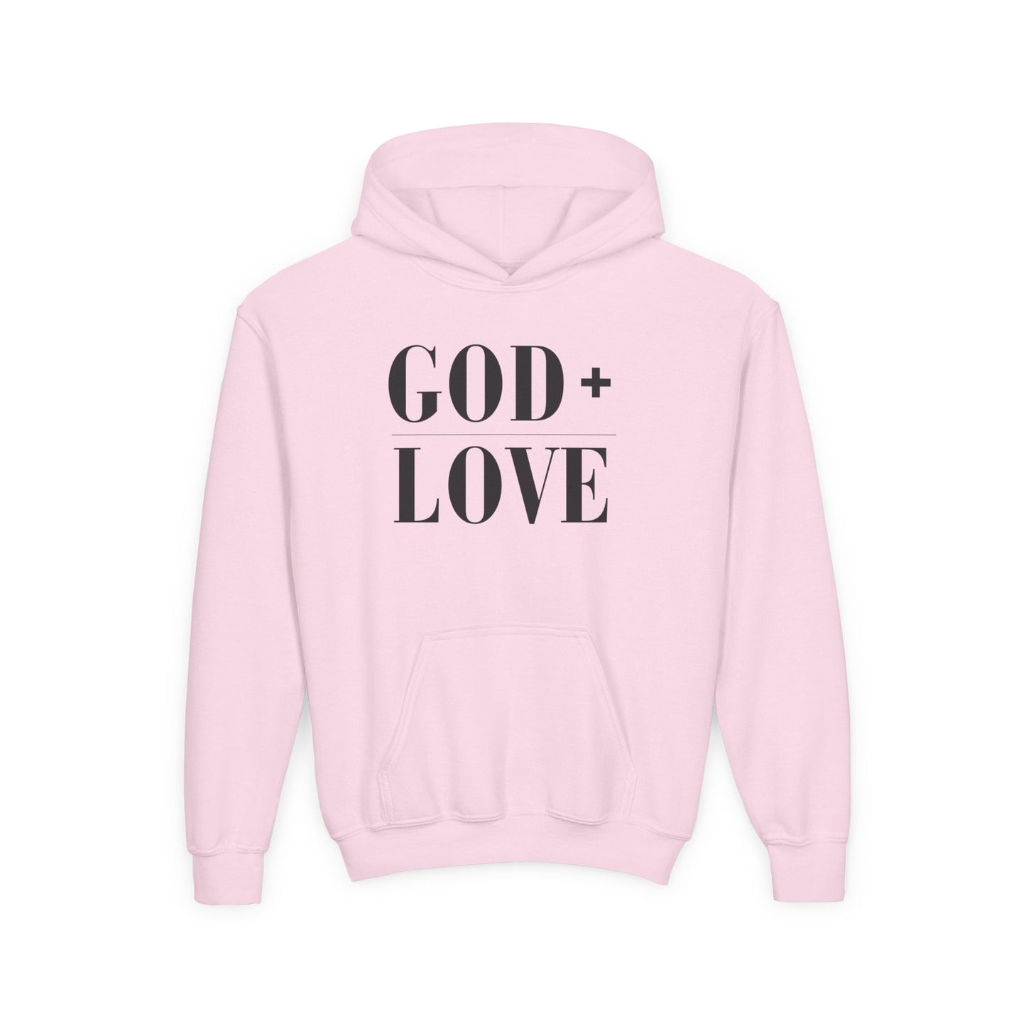 God + Love Statement Hoodie – Youth