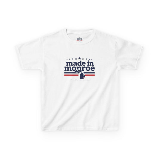 Made in Monroe Vintage Hometown Graphic T-Shirt- YOUTH