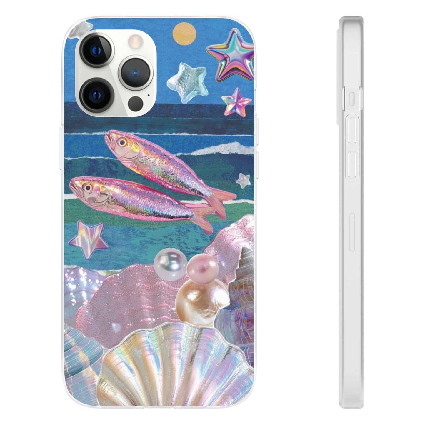Iridescent Seashell Phone Case | Mermaidcore Ocean Aesthetic Case