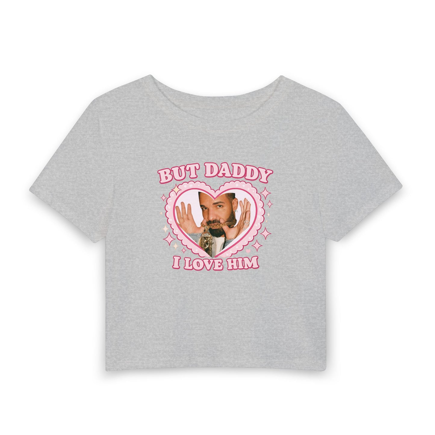 But Daddy, I Love Him Baby Tee | Funny Coquette Graphic Shirt