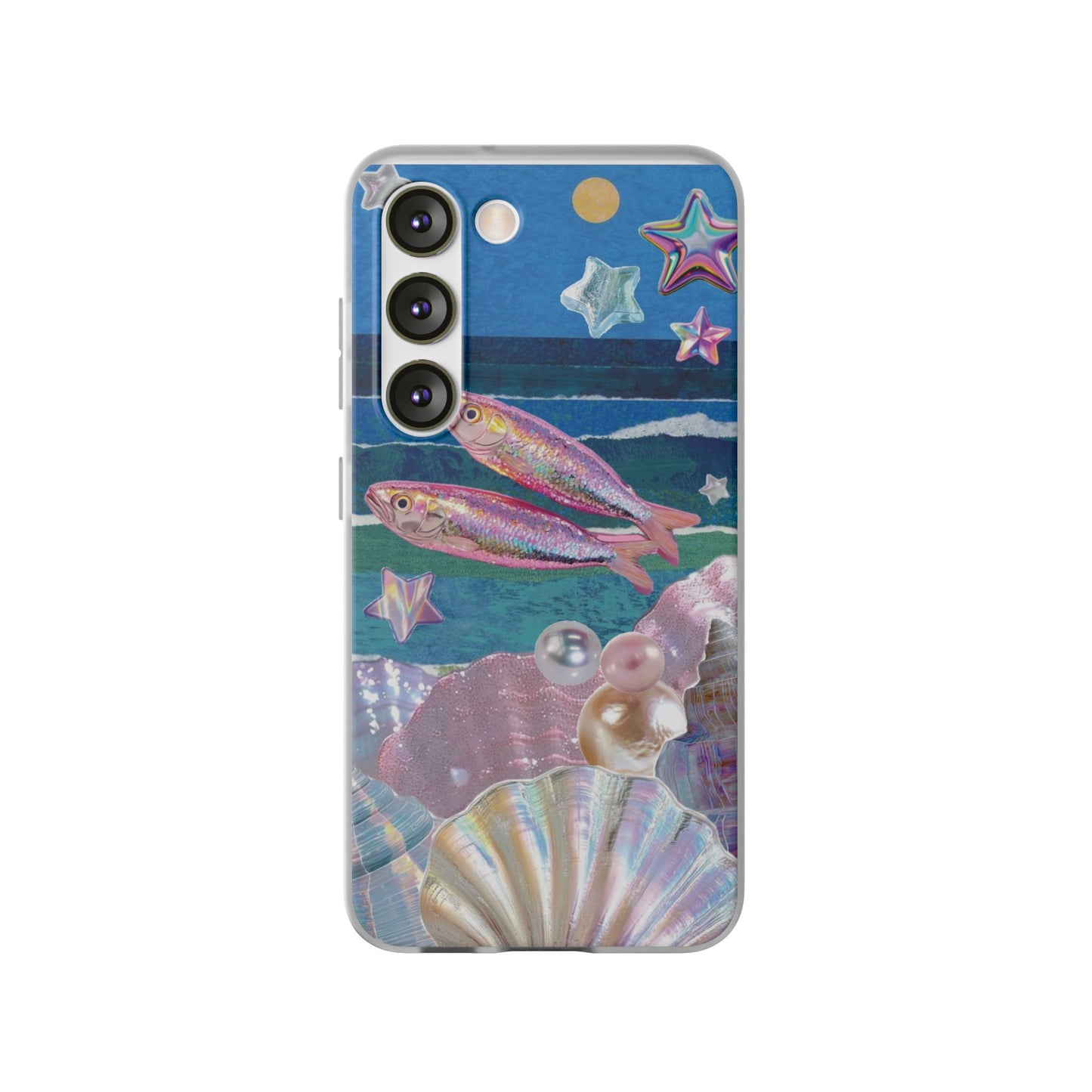 Iridescent Seashell Phone Case | Mermaidcore Ocean Aesthetic Case