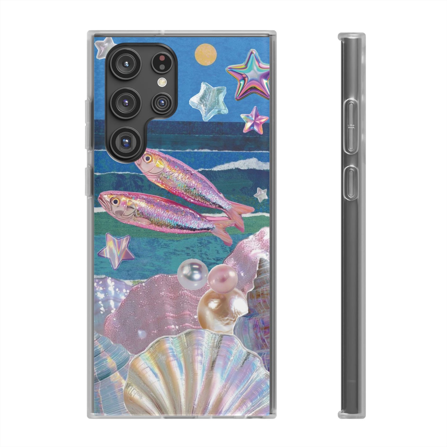 Iridescent Seashell Phone Case | Mermaidcore Ocean Aesthetic Case