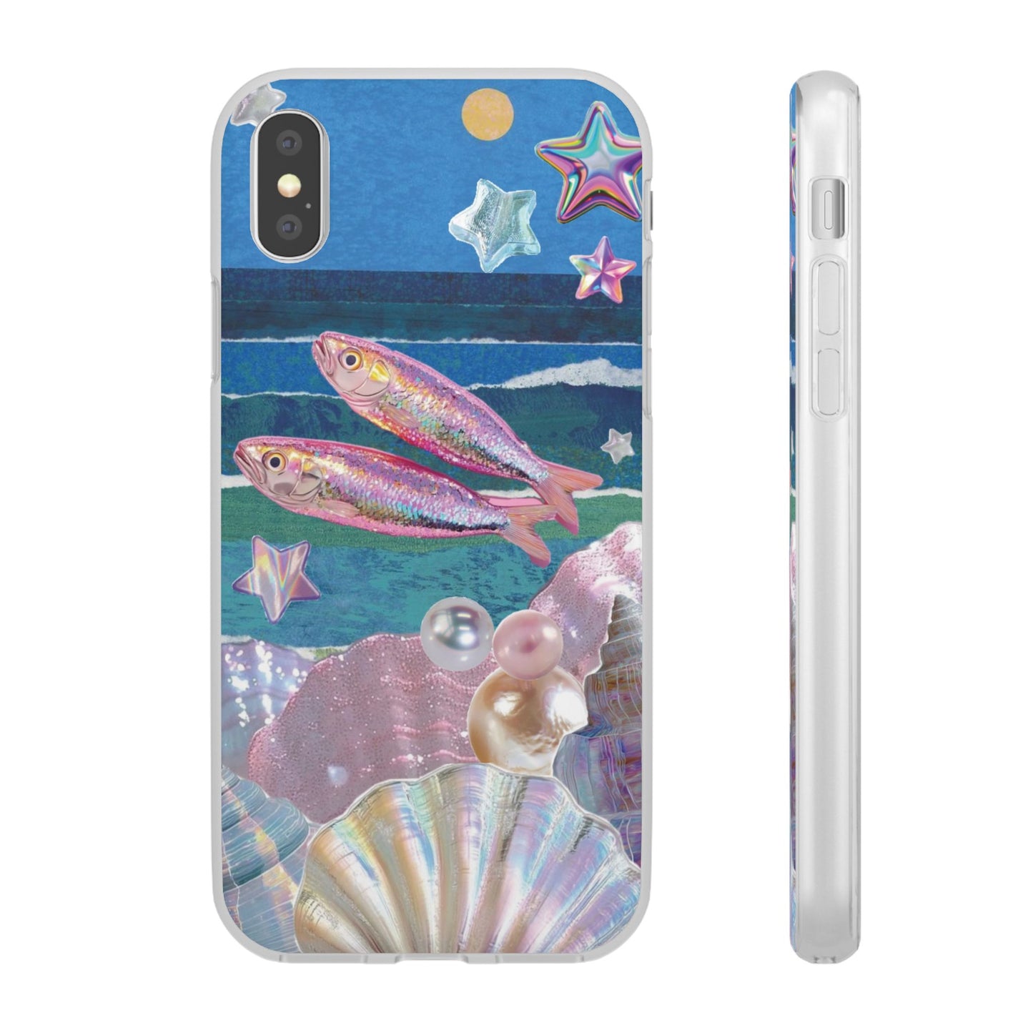 Iridescent Seashell Phone Case | Mermaidcore Ocean Aesthetic Case