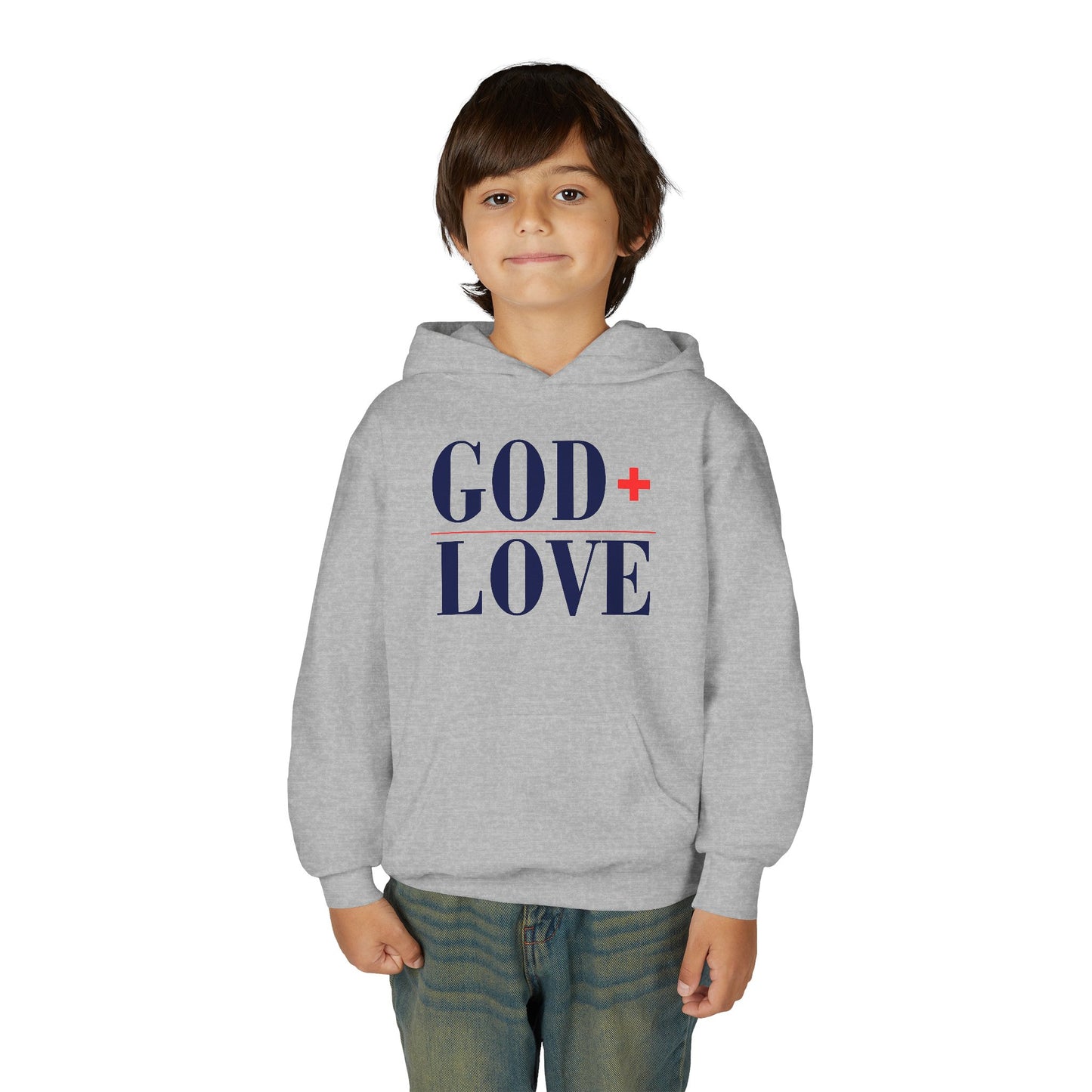 USA God Bless Love Statement Hoodie – YOUTH