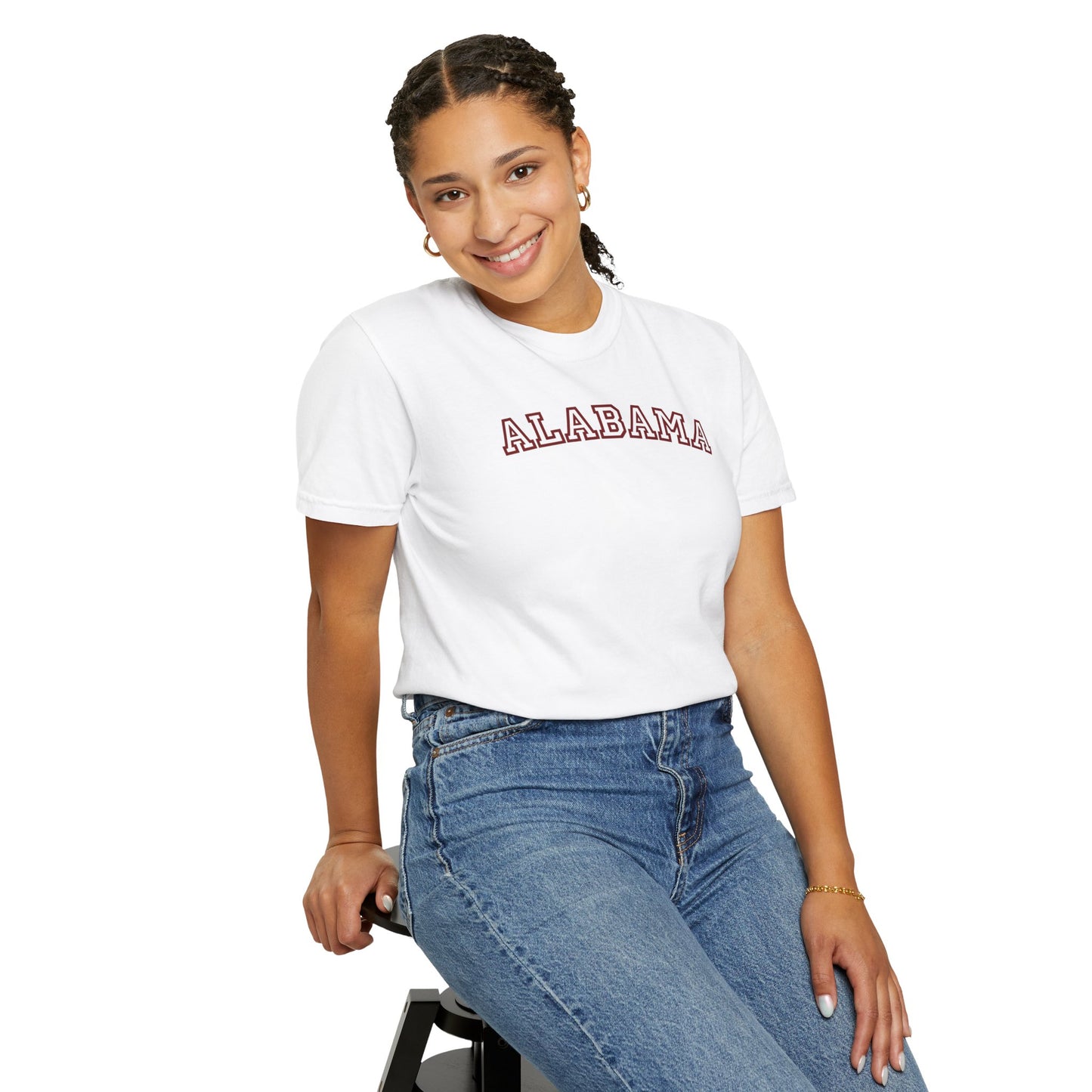 Alabama Varsity Graphic Tee | Retro Alabama Shirt | Southern Game Day Tee | Trendy College Style Shirt | State Pride Tee